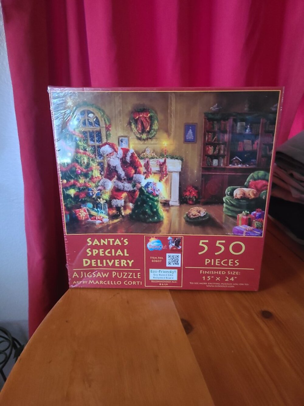 Santa's Special Delivery Marcello Corti Jigsaw Puzzle 500 Pc Christmas Sunsout